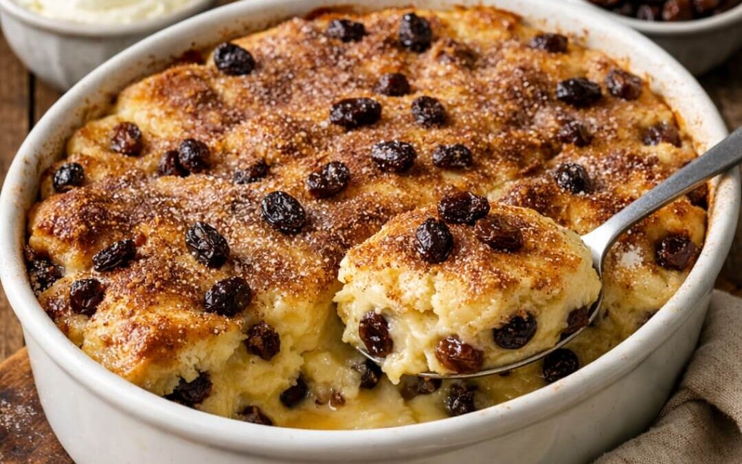 Cinnamon Milk Tart & Raisin Pudding