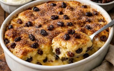 Cinnamon Milk Tart & Raisin Pudding